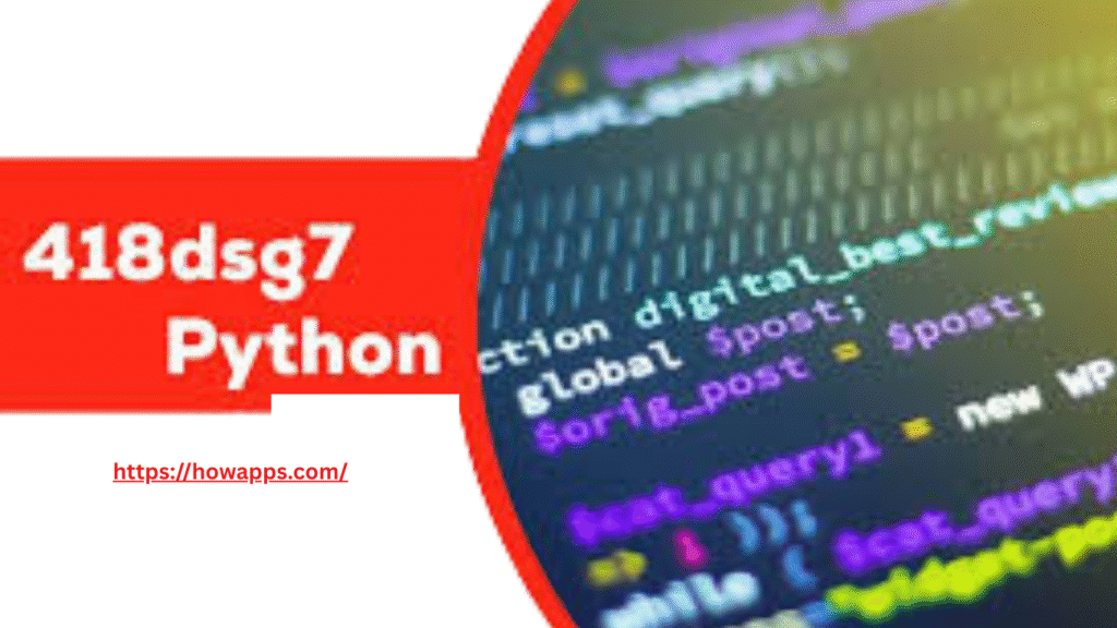 418dsg7 python